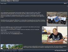 Tablet Screenshot of countryclub-steigra.de